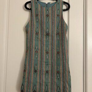 Alice + Olivia Teal Shift Dress